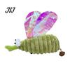 Skin Friendly Cat Play Toys Crinkle Mosquito Toy with Catnip, Gall Fruit Chew Fun Shape Toy, Soft Plush Insect Stuffed for Indoor Cats Kittens