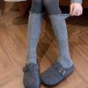 Warmth Hollow Calf Socks Knitted Mid Tube Socks New Stacked Long Tube Socks  Autumn Winter