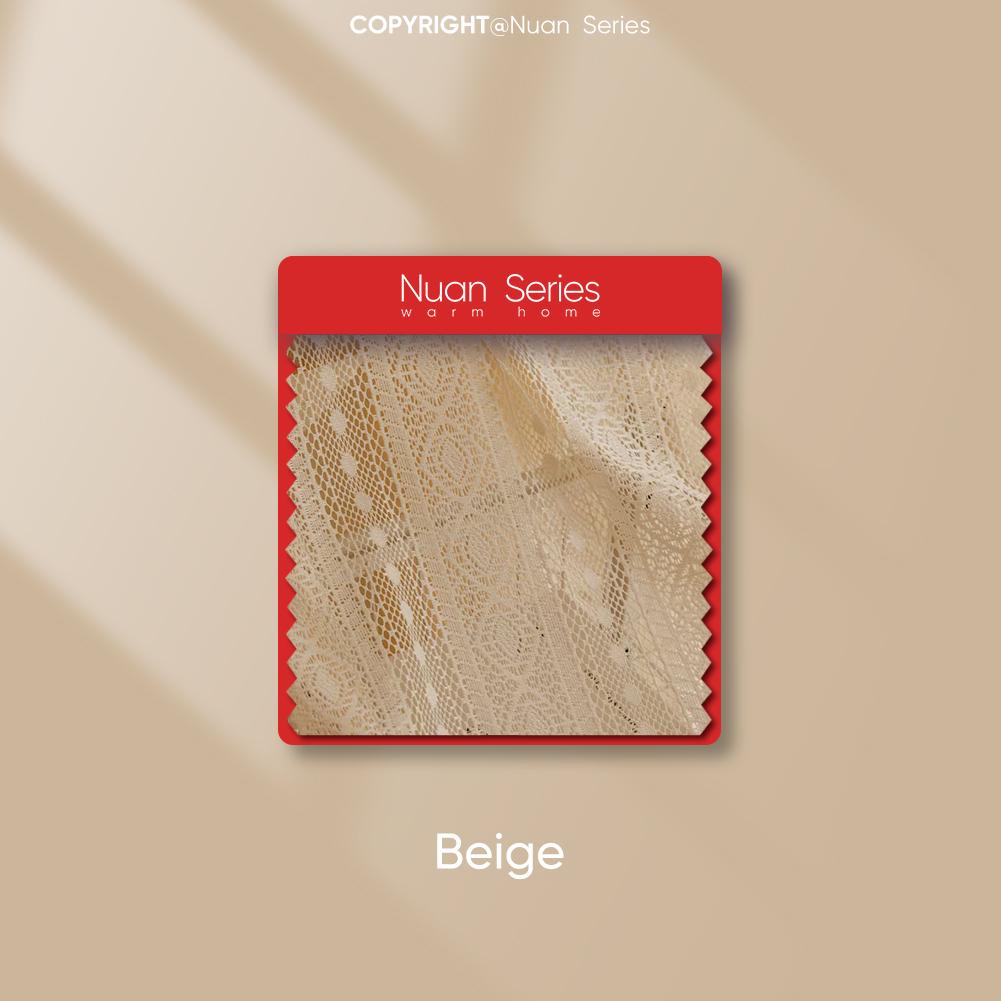 

1 шт. Серия Nuna Бежевая Тюль Французский Ретро Жаккард Рюши Прозрачная Занавеска для Гостиной Спальни Балконного Окна Домашний Декор бежевый