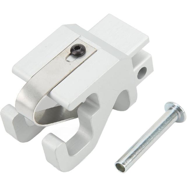 RV Awning Lower Rafter Claw, 2 Pcs RV Awning Rafter Rivet Heavy Duty Satin Aluminum Bracket for RVs Sunchaser II Awning