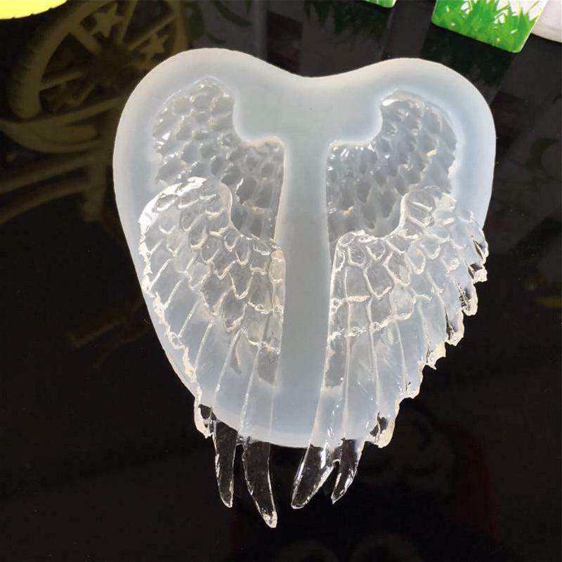 Angel Wings Silicone Pendant Making Jewelry Pendant Resin Casting DIY Mould Angel Wings Silicone Pendant Making Jewelry Pendant Resin Casting DIY Mould