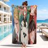 Cute anime spy Famliy Beach Towel, Microfiber Beach Towel, Perfect For Pool, Beach, Travel, Home Decor Beach Party Fan gifts