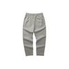 Skechers Solid Color Mid-Rise Straight-Leg Woven Sports Casual Pants Men bottoms Light-Gray L323M032-02BV