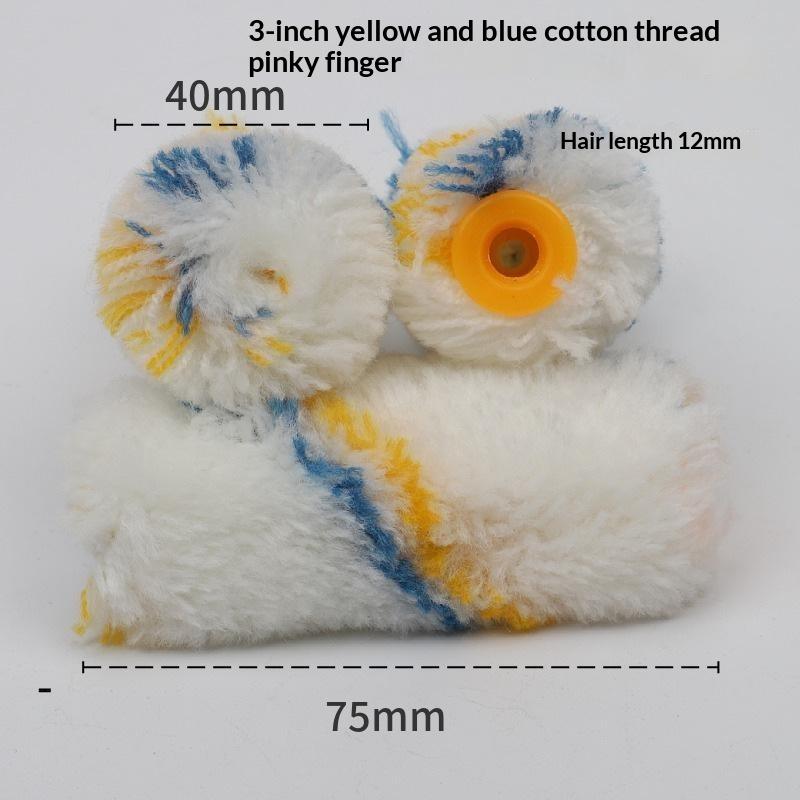 Paint Roller Brush Multiple Sizes High Density Lint Free Fabric Perfect For Home Wall Painting Diy Renovation Projects