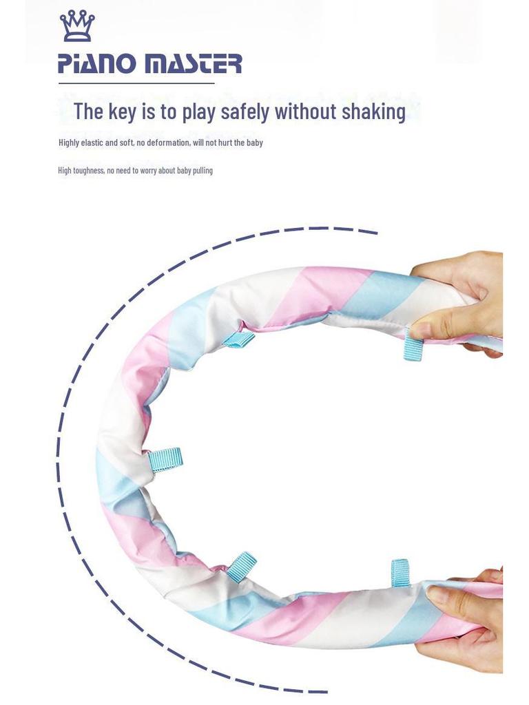 Baby Fitness Rack Music Play Mat with Piano and Drum Features