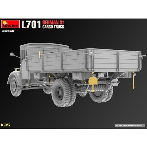 Miniart 1/35 L701 German 3-Ton Cargo Truck Plastic Model MA35450