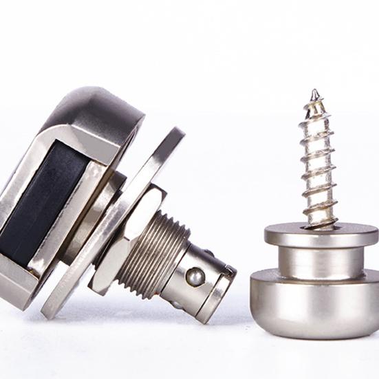 2Pcs/Set Guitar Strap Lock Quick Release Easily Install Compact Metal Guitar Strap Lock