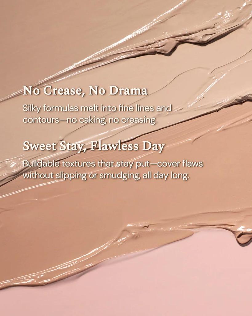 FLOWER KNOWS THE SWEETIE BEAR 4-Color Concealer Brighten Palette Covering Dark Circles Full Coverage Contouring Foundation