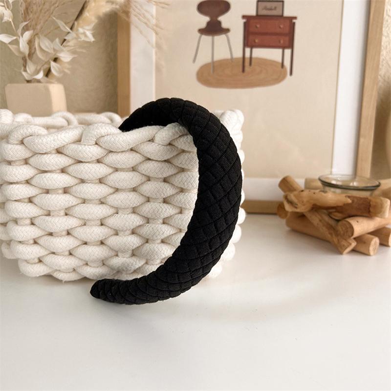 Korea Winter Warme Wollige Schwamm Haarband Gepolstert Mode Haaraccessoires für Frauen Mädchen Einfarbiges Stirnband Haarreif Kopfschmuck