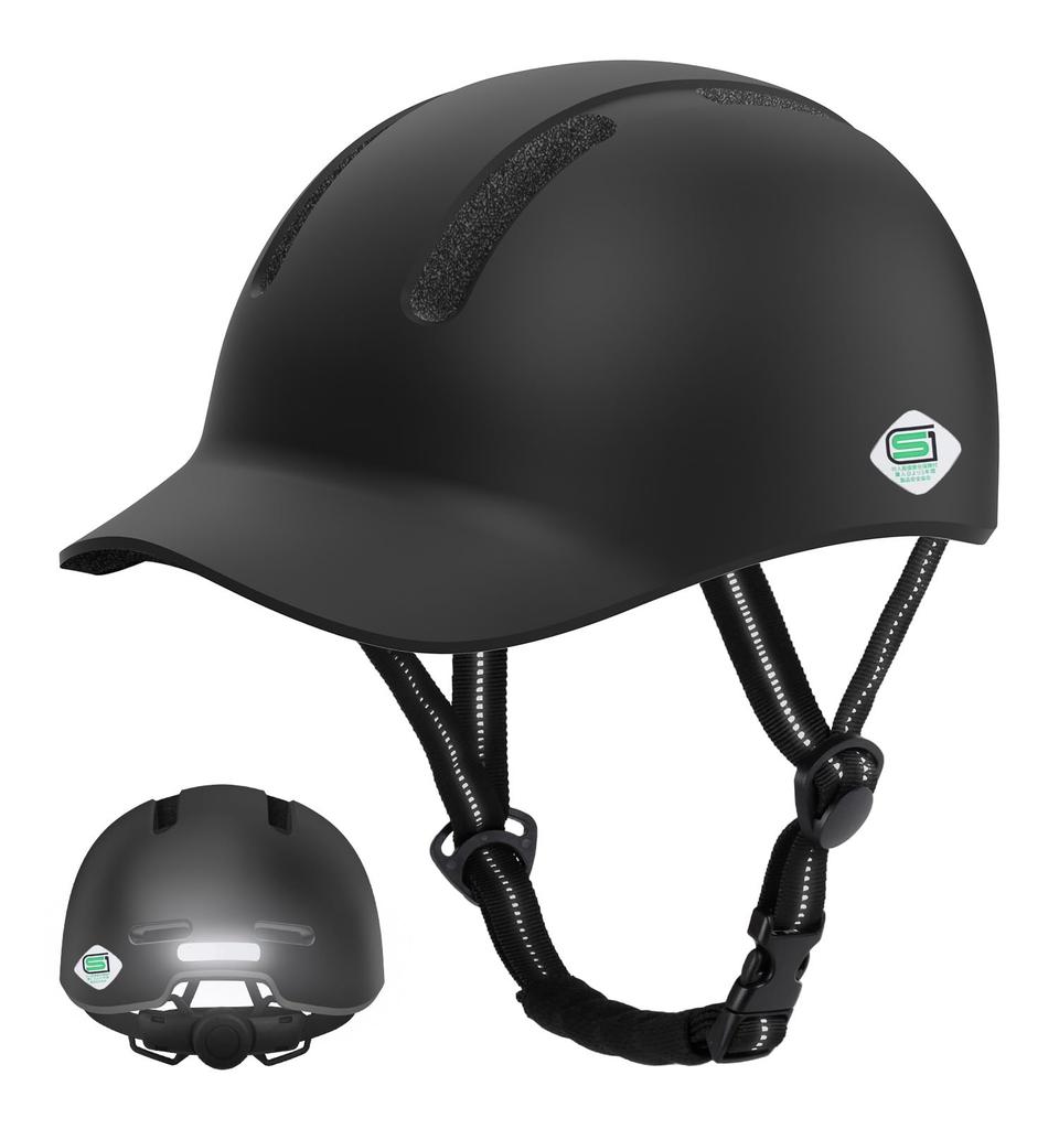Shinmax Bicycle SG Baseball JAPAN Urban Commuter Ultra Lightweight Sizes Helmet, Standard, Adult/Student Hat, FIT, Style, Style, Design, 54-58cm,
