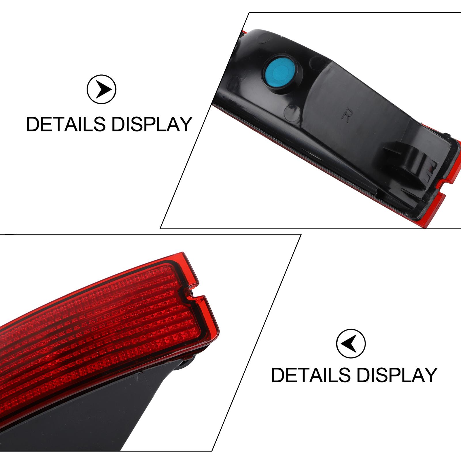 Bumper Replacement Tail Fog Reflector Bumper Light Lens Factory Specification Fit Stable Characteristics Reliable Performance China Mainland