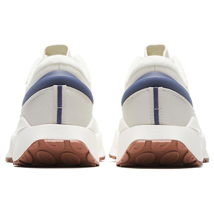 Anta Ice Sugar 3 Fleece Fabric Versatile Wear Resistant Lightweight Low Top Casual Shoes Women Casual Shoes White Blue 922328856-6