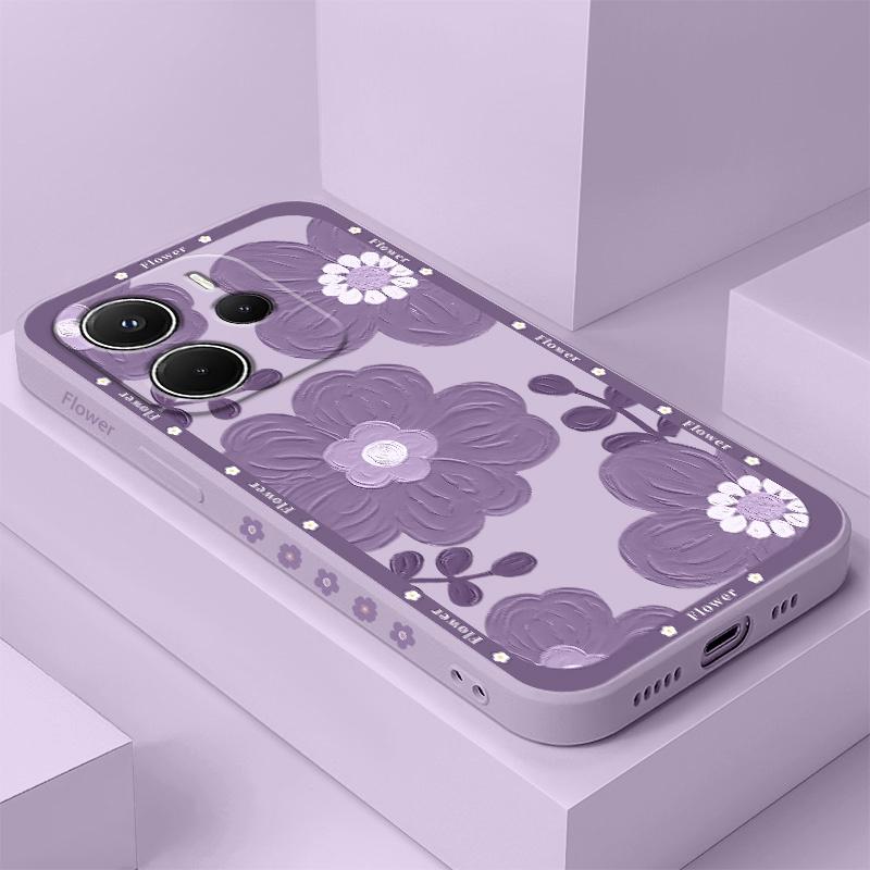 Spoony Flowers Phone Case For Xiaomi Redmi Note 14 13 12 12S 11 11S 10 10S 9 9S 14C Pro Plus 4G 5G Liquid Silicone Cover