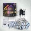 RGB Outdoor Eaves Lights - 50/100ft with 30/60 LEDs, Music Sync Party Lights