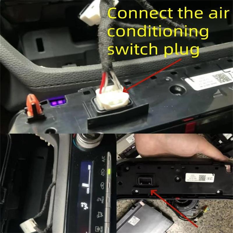 For toyota rav4 xa50 -2024 corolla altis/cross -2024 LED Car Glove Box Light Storage Compartment Light Lamp With switch
