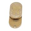 Dragon Pattern Fingertip Slider Toy Portable Fingertip Push Card Toy Stainless Steel Push Card