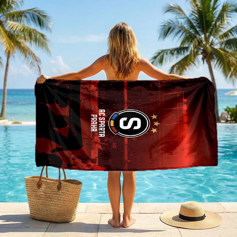 Ac Sparta Praha Fashion Beach Towel: Ideal for Summer Adventures Soft, absorbent and quick drying suitable for swimming and bathing