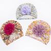 New Children's Flower Creative Printing Hat, Summer Thin Cute Soft Baby Hat, Baby Headscarf