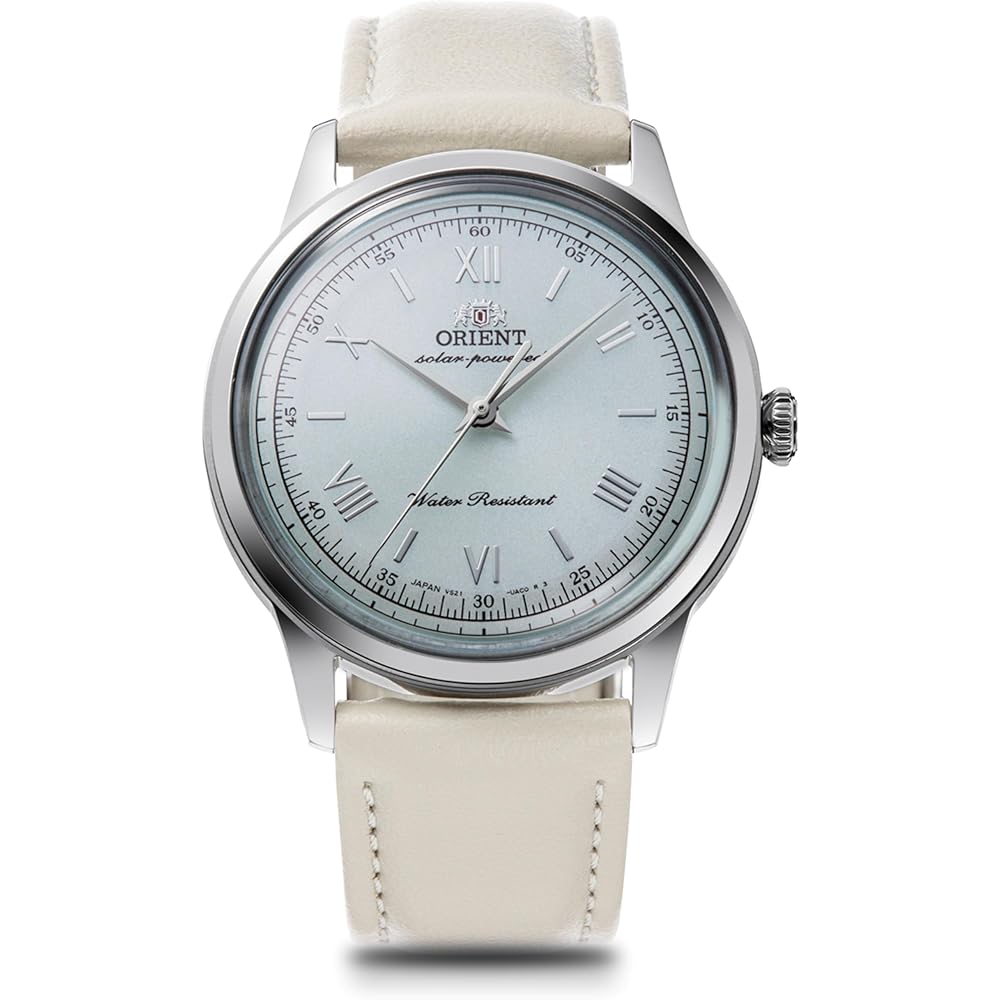 [Orient Watch] Orient Bambino Solar Powered Wristwatch, RN-WK0002E, Men s, Pale Green, with Domestic Manufacturer s Warranty.
