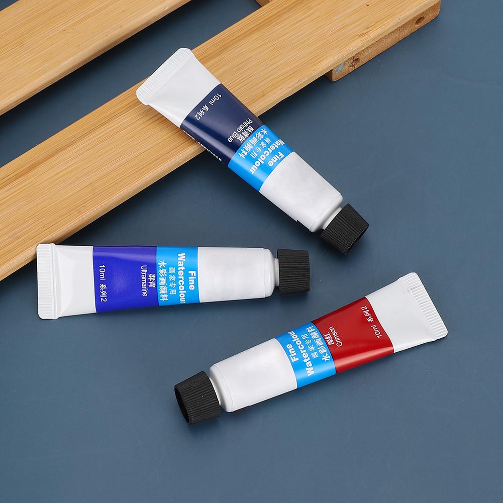 Watercolor Pigment 12 Colors Professional Painting Tools Art Supplies for Painter 10ml