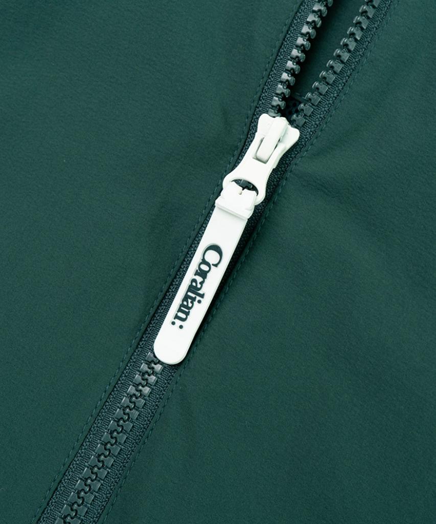 Coralian Runoff Nylon Hoodie Anorak Green