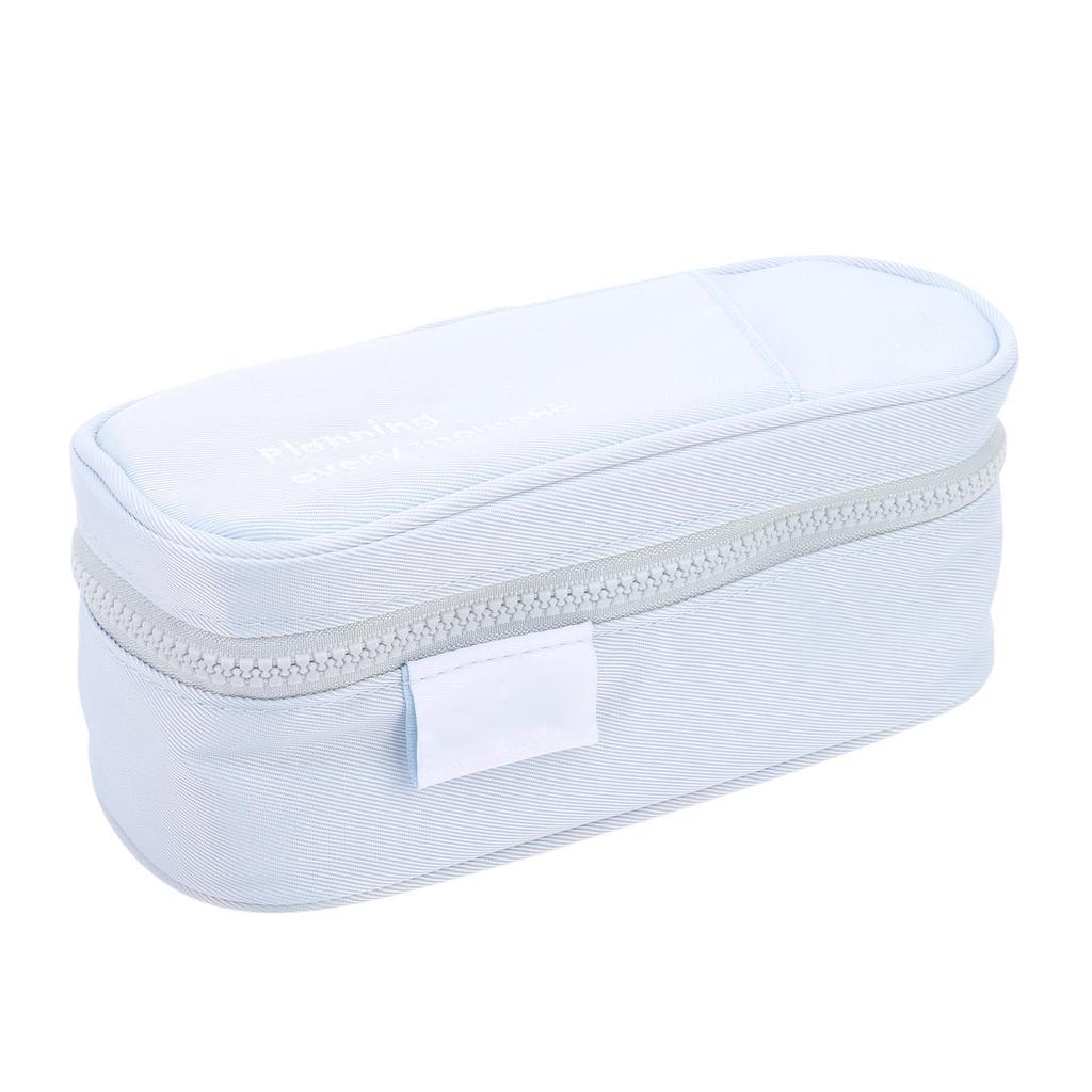 Large Capacity Flip Pen Bag Memory Fabric Vibrant Color Inner Pocket Pencil Holder for School Office Traveling