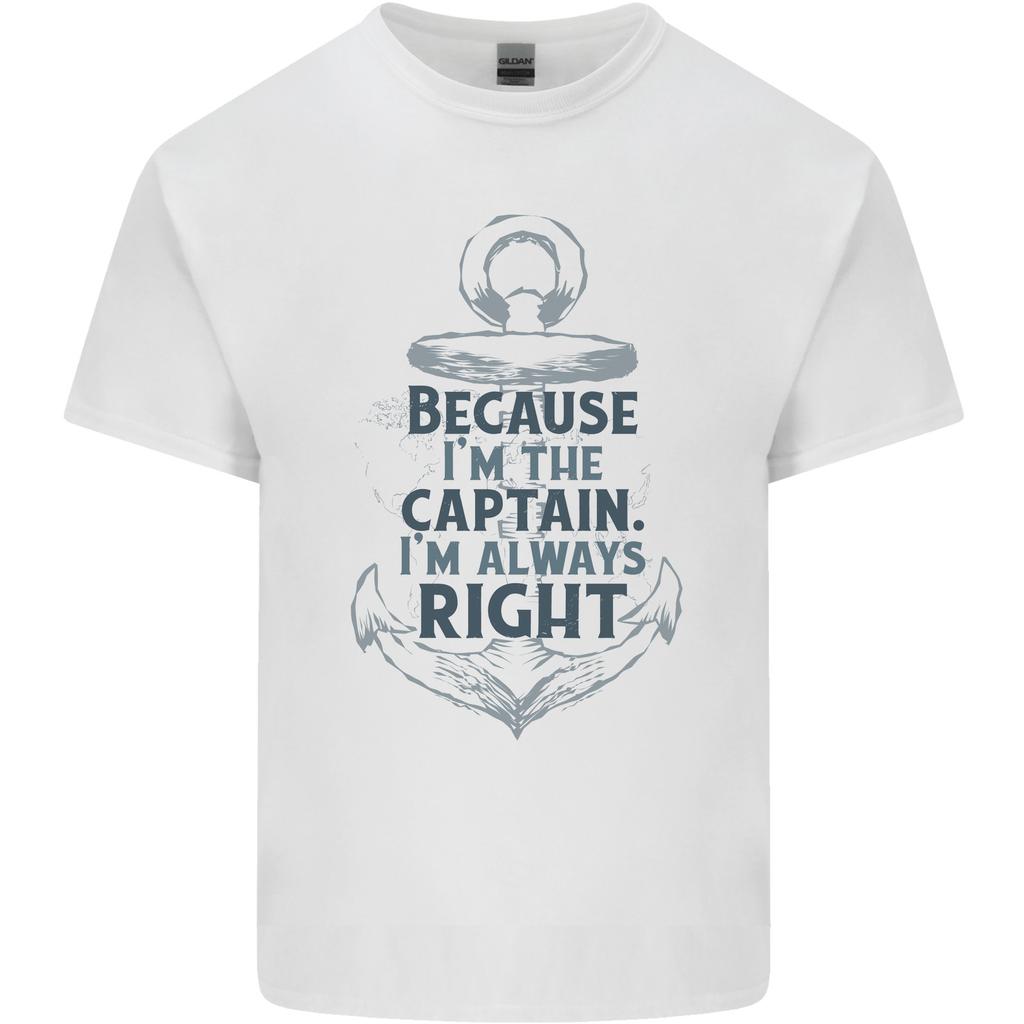 Sailing Captain Narrow Boat Barge Sailor Unisexs Light Cotton TShirt