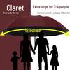 Extra Large Portable UV Protection Automatic Umbrella for All-Weather Use