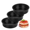 Food Grade 4/6/8/9/10 In Cake Mold Non Stick Heat Resistant Baking Pan Carbon Steel Round Food Container Household