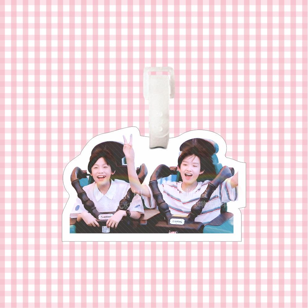Zhang Zeyu Boy Group Luggage Tag: Backpack Pendant, Travel Case Decoration, Anti-Lost Keychain Tag