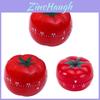 Small Tomato Mechanical Countdown Timer For Home Cooking And Kitchen Use