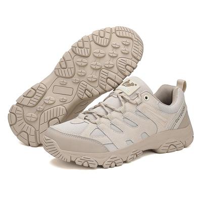 Calçado Masculino Outdoor Respirável Sapatos de Caminhada Leves Sapatos de Trekking Conforto para o Dia Todo