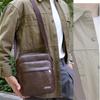 Bolso Bandolera Retro para Hombre de Gran Capacidad Ligero Bolso Mensajero de Negocios para Viaje