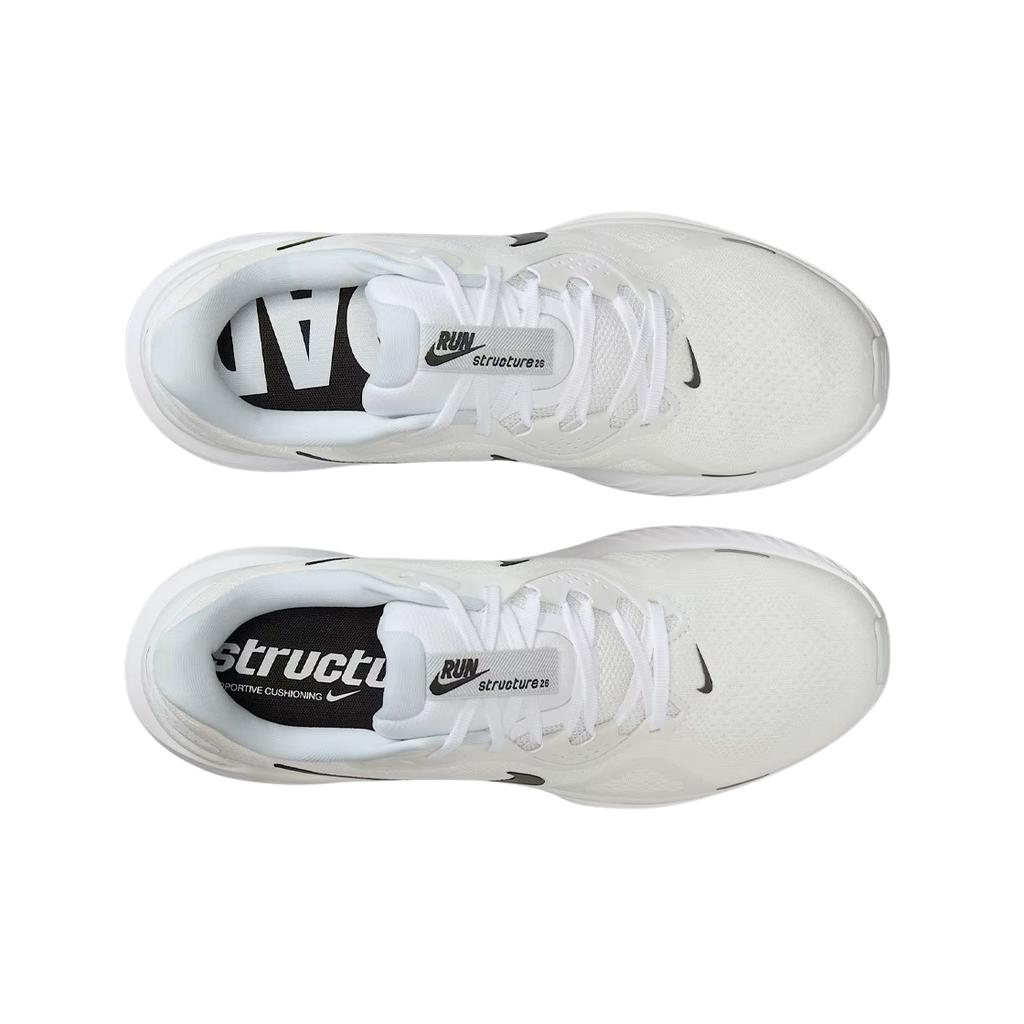 Nike Structure 26 White Black Men Sneakers Pure-Platinum HJ1102-100
