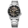 Seiko SRPL79K1 5 Sports SKX Automatikuhr aus Edelstahl für 38mm Gehäuse Herren, Größe, Schwarz/Silber