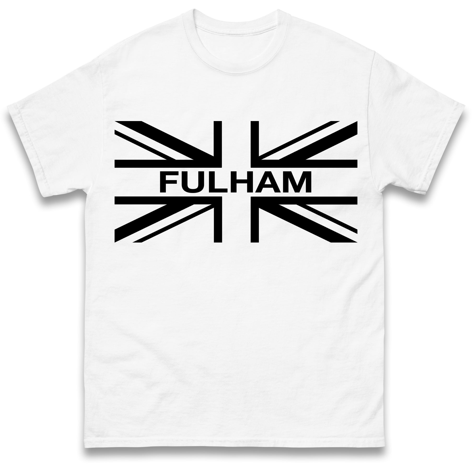 Fulham Union Jack T Shirt Tshirt Mens Womens Unisex Tops Tees S