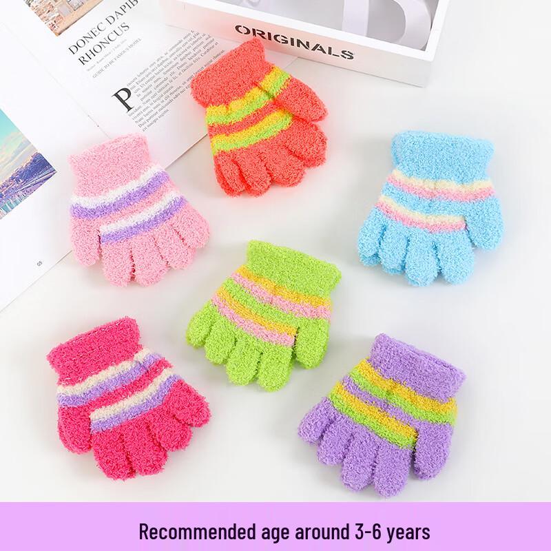 Kids  Thermal Fleece Gloves - 10 Pair Pack