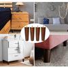 8/10/12/15/20cm with Iron Sheet Sofa Legs Solid Wood Furniture Heightening Feet Furniture Legs