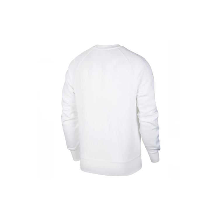 Nike Sweatshirts Men's White Crew Neck Moderate Regular DA0087-100