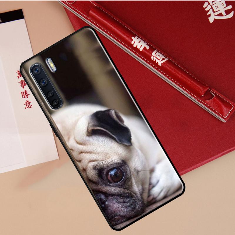 Pug Dog French Bulldog For OPPO A16 A17 A15 A5 A9 A31 A53 A54 A74 A94 A52 A72 A76 A96 A77 A54S A57S Phone Case