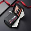 Schoolbag New Men's Wallet, Short Retro Pu Multi-functional Zipper Men's Simple and Fashionable Large-capacity Card Bag