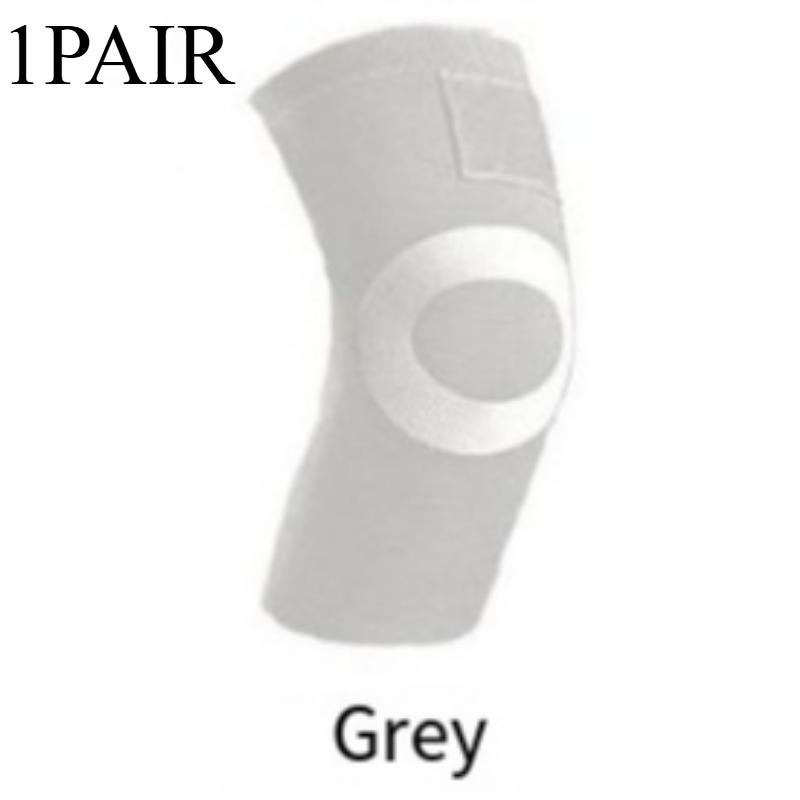 

1 ПАРА флисовые утолщенные кроличьим мехом для защиты коленей для сохранения тепла старые холодные ноги мужчины и женщины суставы осень и зима велоспорт пожилые люди чехол XXL (85-105 kg) серый