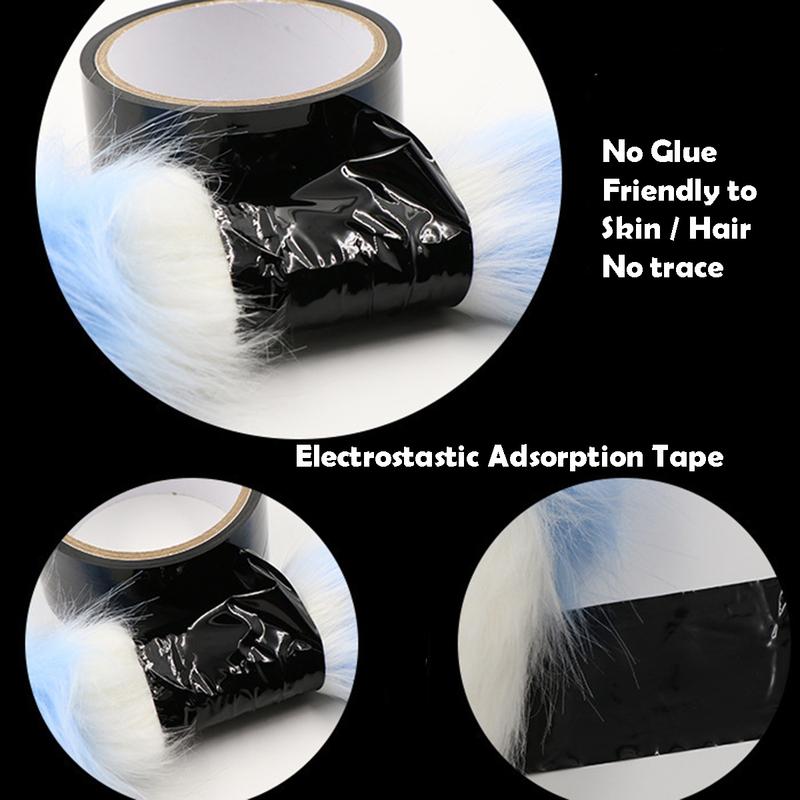 SM Sex Tapes BDSM Restraint Electrostatic Adsorption Tape Adult Couple Game Tool Handcuffs Leg Restraint Tape Bed Restraints Set