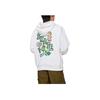 Li-Ning X Disney Toy Story Cartoon Character Patch Loose Hoodie Long Sleeve Sweatshirt Unisex Tops White AWDS579-2