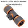 Fast Coupling Water Connector ABS Materials Double Direction Flows Valves Suitable for Hose Sprayed Guns Gardening 2pcs