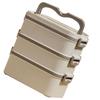 3 Layer Lunch Box 304 Stainless Steel Stackable Portable Large Capacity   Box for Kids Adults Students