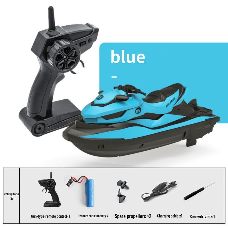 High-Speed Remote Control Boat - Waterproof Electric Toy for Kids