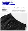 Men's Summer Ice Silk High Street Style Printed 5-Point Mid-Length Plus Size Shorts