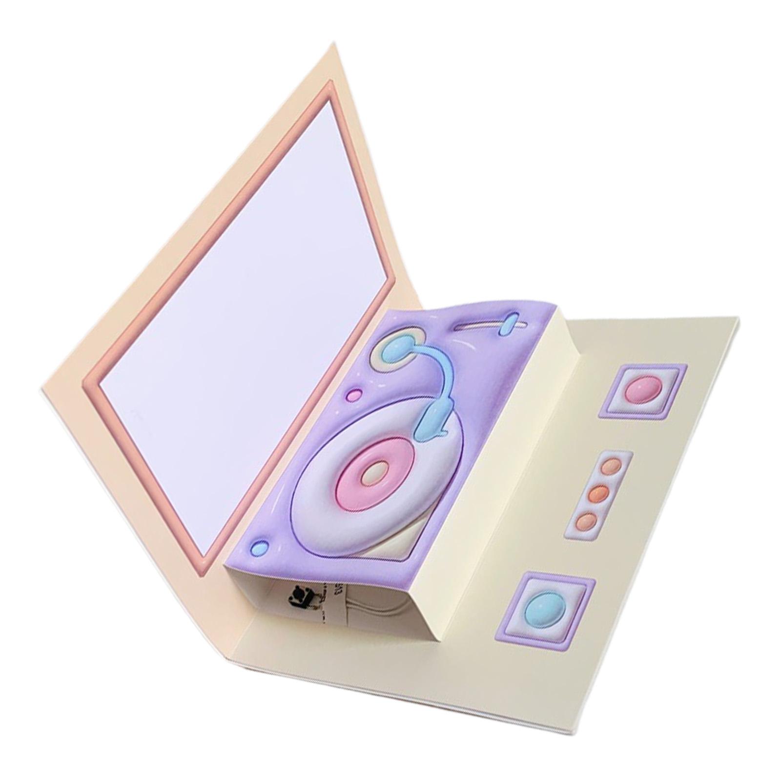 

Pop Up Cards 3D Phonograph Pop Up Birthday Card Pop Up Greetings Cards Gift Cards for Valentines Day Mother Day Birthday жёлтый