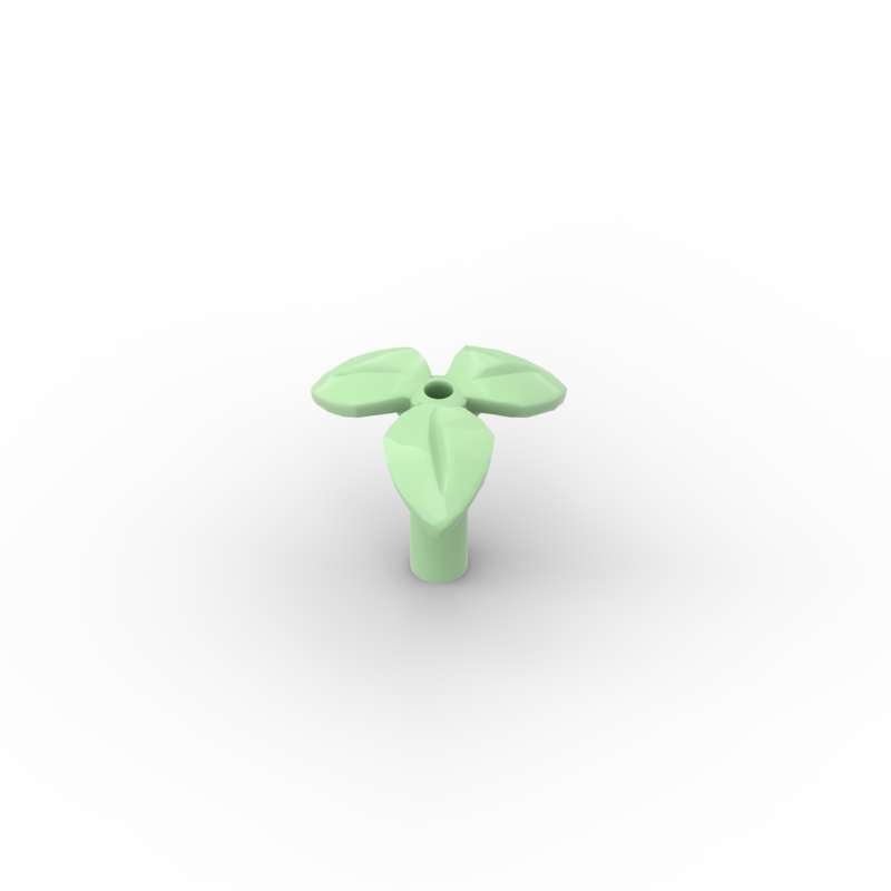 Non-Toxic Moc 10Pcs 37695 Handheld Trifolium Flower Plant Building Blocks Kit Grass Pot Part Bricks Particle Toys Children Birthday Gifts